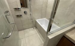 東京都江東区豊洲にてお風呂（浴室）のガラスコーティングを行いました。【施工事例143】