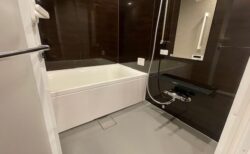 東京都江戸川区東小松川でマンション、お風呂（浴室）のガラスコーティングを行いました。【施工事例144】